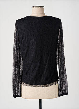 Top coupe fluide manches longues noir TIFFOSI femme