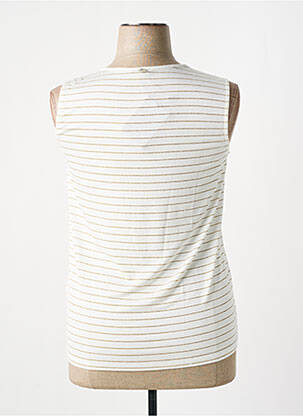 Top stretch sans manche beige MAE MAHE femme