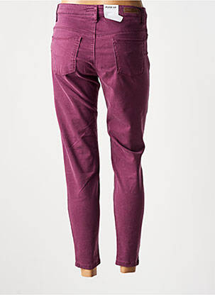 Pantalon slim stretch taille normale violet LCDN femme