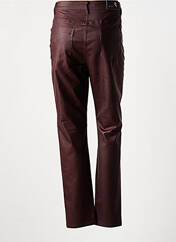 Pantalon slim violet GRIFFON pour femme seconde vue