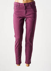 Pantalon slim violet LCDN pour femme seconde vue