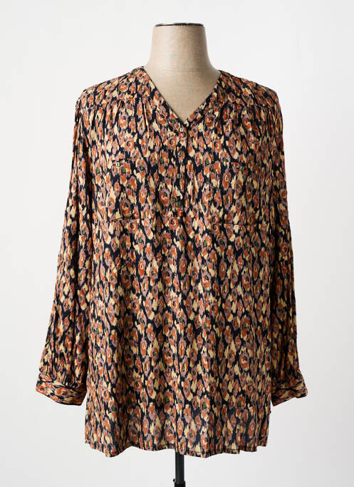 Blouse marron AGATHE & LOUISE pour femme