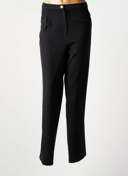 Pantalon droit noir GRIFFON pour femme