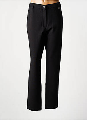 Pantalon droit stretch taille haute noir LCDN femme