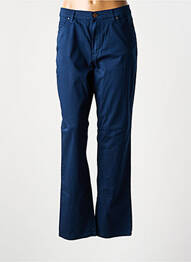 Pantalon slim tissage popeline taille normale bleu LCDN femme