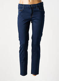 Jeans coupe slim tissage brut taille normale bleu LCDN femme