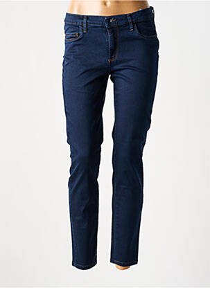 Jeans coupe slim tissage brut taille normale bleu LCDN femme
