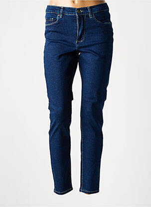 Jeans coupe slim tissage brut taille normale bleu LCDN femme