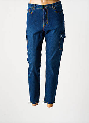 Jeans coupe slim stretch taille normale bleu LCDN femme