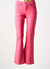 Jeans bootcut rose LCDN pour femme seconde vue