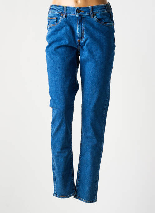 Jeans coupe slim stretch taille normale bleu LCDN femme
