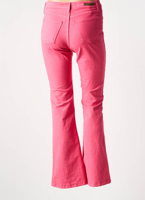 Jeans bootcut rose LCDN pour femme