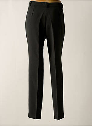 Pantalon droit tissage crêpe taille normale vert LCDN femme