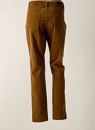 Pantalon slim stretch taille normale marron LCDN femme