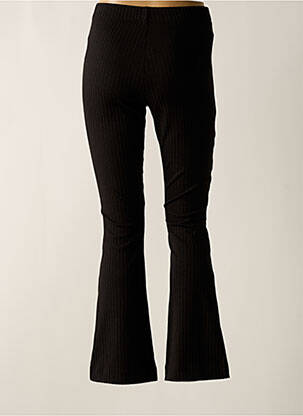 Pantalon flare stretch taille haute noir LCDN femme