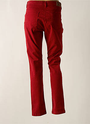 Pantalon slim stretch taille normale rouge ELLE EST OU LA MER femme