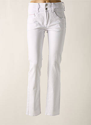 Jeans skinny push-up taille haute blanc TIFFOSI femme