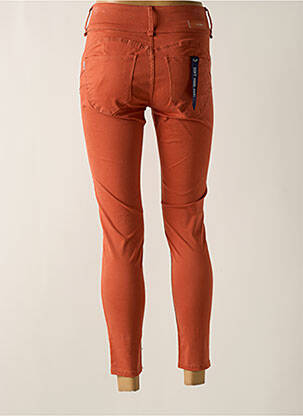 Pantalon 7/8 taille haute taille haute orange TIFFOSI femme