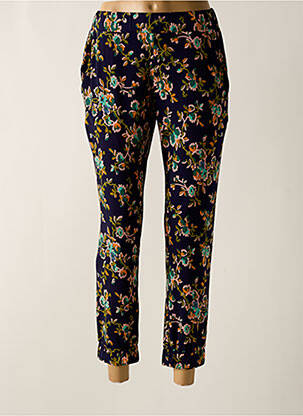 Pantalon 7/8 stretch taille normale bleu LCDN femme