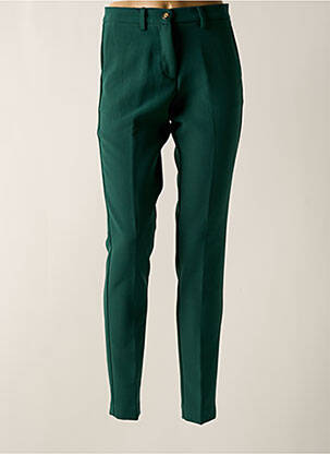 Pantalon slim taille haute taille haute vert LCDN femme