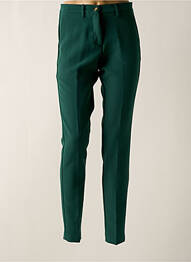 Pantalon slim stretch taille haute vert LCDN femme