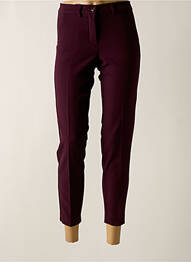 Pantalon 7/8 taille haute taille haute violet LCDN femme