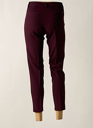 Pantalon 7/8 taille haute taille haute violet LCDN femme
