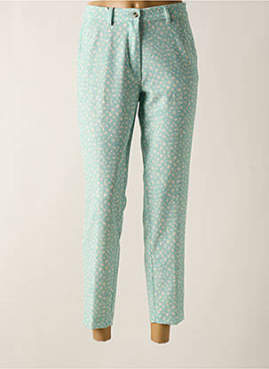 Pantalon 7/8 stretch taille normale bleu LCDN femme