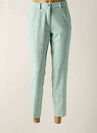 Pantalon 7/8 stretch taille normale bleu LCDN femme