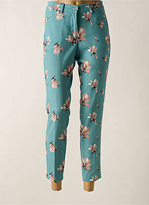 Pantalon 7/8 stretch taille normale bleu LCDN femme