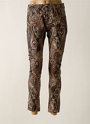 Pantalon 7/8 marron PLACE DU JOUR pour femme seconde vue