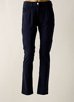 Pantalon slim bleu ELLE EST OU LA MER pour femme