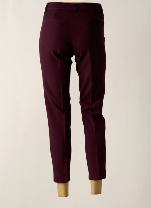 Pantalon 7/8 taille haute taille haute violet LCDN femme