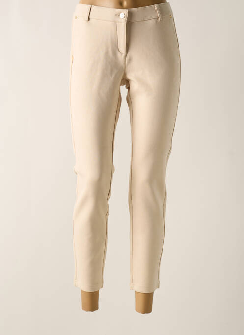 Pantalon 7/8 beige LCDN pour femme