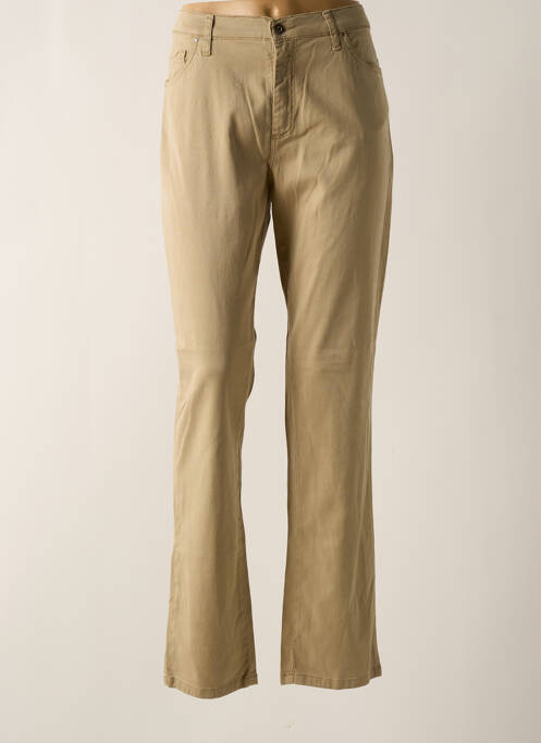 Pantalon droit beige LCDN pour femme