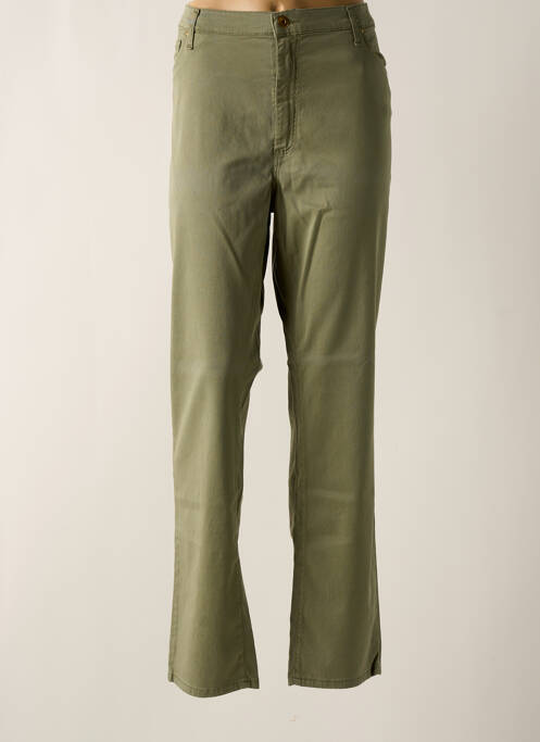 Pantalon droit vert LCDN pour femme