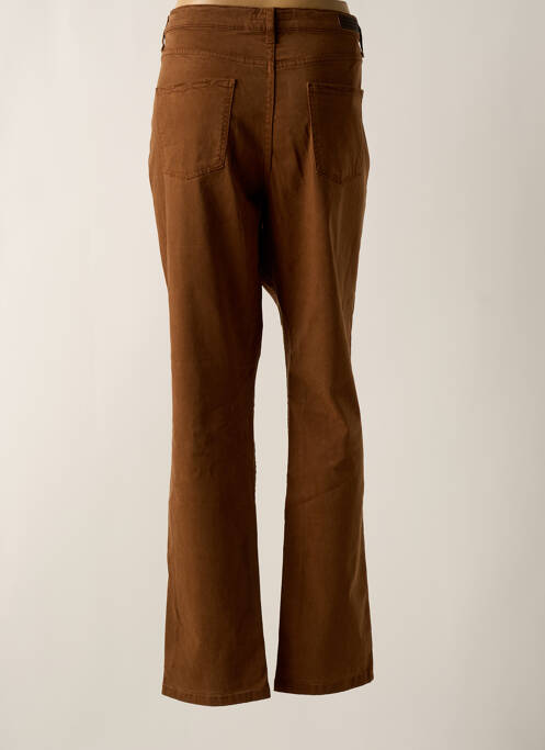 Pantalon slim marron LCDN pour femme