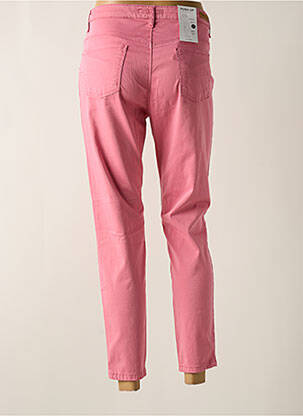 Pantalon 7/8 stretch taille basse rose LCDN femme