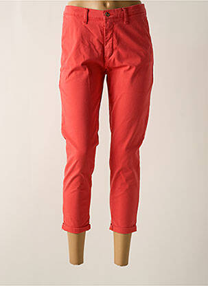 Pantalon 7/8 stretch taille normale orange LCDN femme