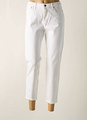 Pantalon 7/8 stretch taille normale blanc LCDN femme