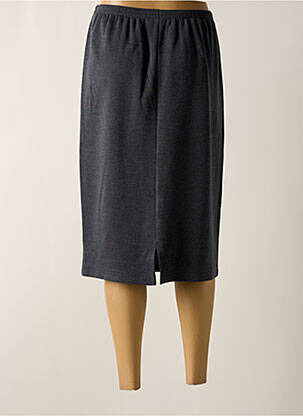Jupe mi-longue coupe droite gris GRIFFON femme