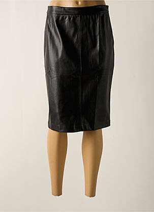 Jupe mi-longue stretch noir SWEEWË femme