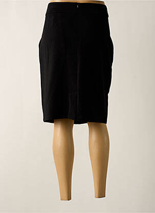 Jupe mi-longue taille à pinces noir GRIFFON femme