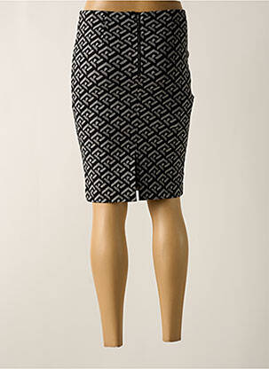 Jupe mi-longue stretch gris LCDN femme
