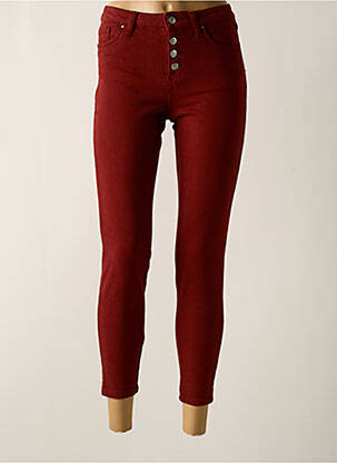 Jeans skinny taille normale taille normale orange LCDN femme