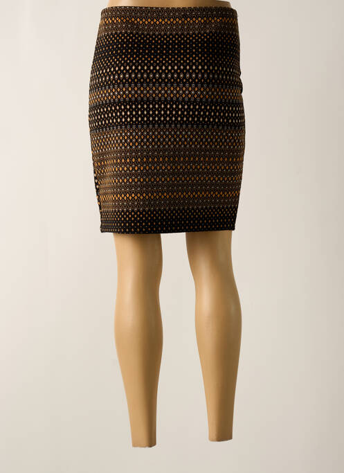 Jupe courte jaune LE SINGE DE JULIE pour femme