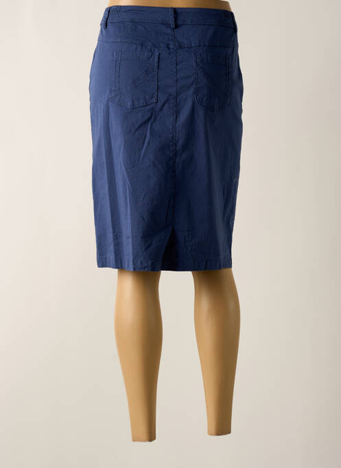 Jupe mi-longue bleu AGATHE & LOUISE pour femme