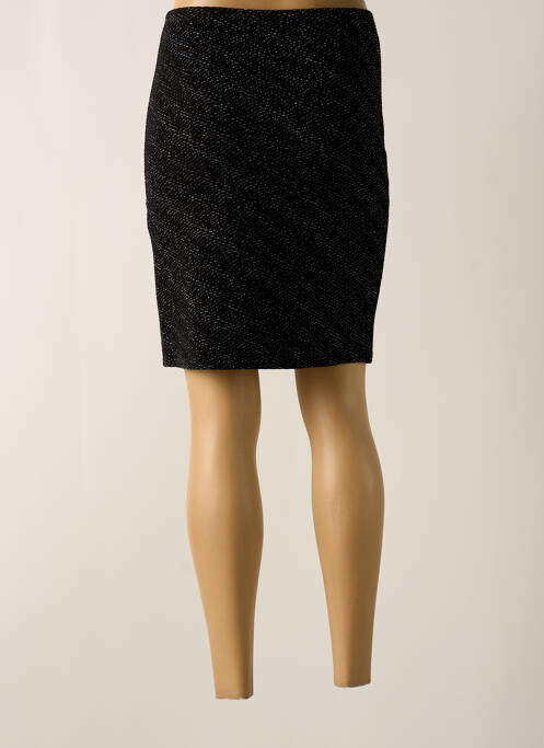 Jupe mi-longue noir LE SINGE DE JULIE pour femme
