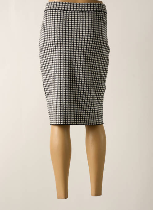 Jupe mi-longue noir LOU LOU BY NALO pour femme