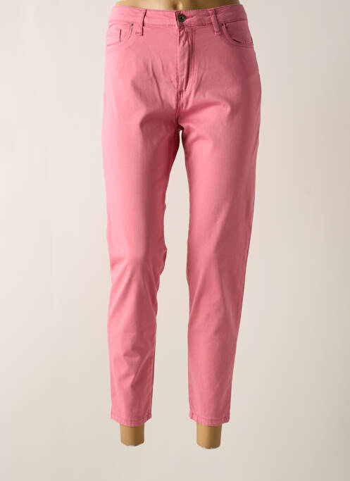 Pantalon 7/8 rose LCDN pour femme